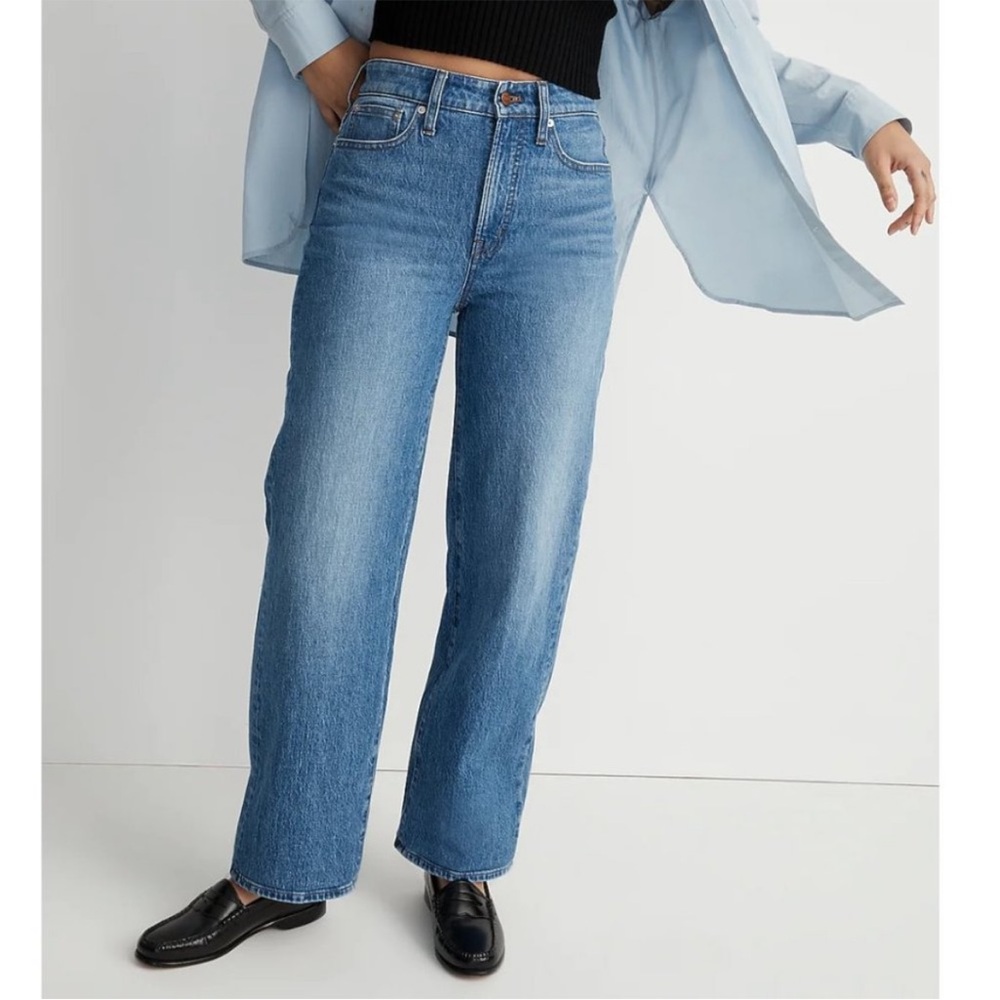 Madewell Curvy Perfect Vintage Wide-Leg Crop Jean 29